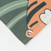 Oerwoud Dieren  Flora Fauna Fleece Deken (Hoek)