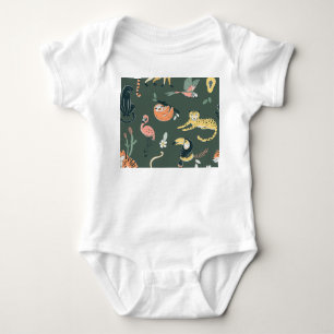 Oerwoud Dieren  Flora Fauna Romper