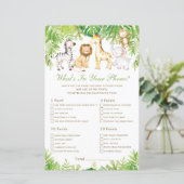 Oerwoud Dieren Greenery Wat zit er in je telefoons (Staand voorkant)