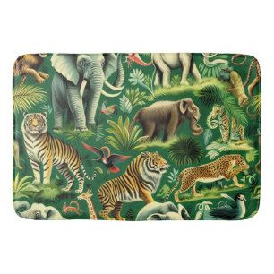 Oerwoud Dieren Patroon Badmat