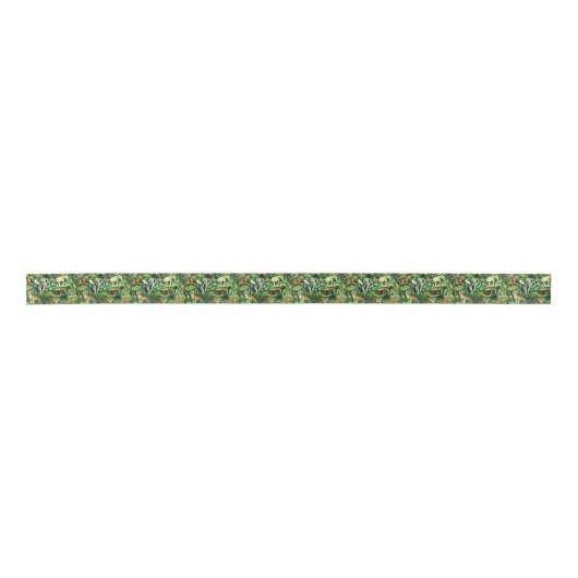 Oerwoud Dieren Patroon Lint (Voorkant)