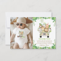 Oerwoud Dieren Safari Car Greenery 1e verjaardag