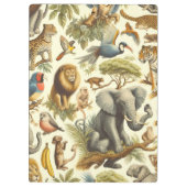  Oerwoud Dieren Waterverf Klembord (Achterkant)