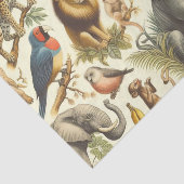  Oerwoud Dieren Waterverf Tissuepapier (Detail)