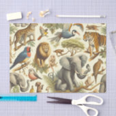  Oerwoud Dieren Waterverf Tissuepapier (Craft)