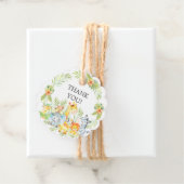 Oerwoud Dierenjongens Baby shower Favor Gift Label (In situ)