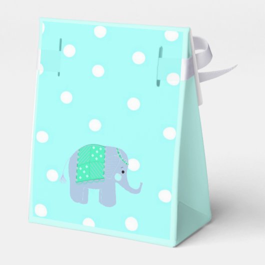 Oerwoud Elephant met Blanket Bedankdoosjes (Achterkant)