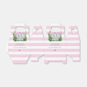 Oerwoud Elephant Pink 1st Birthday Party Dank u Bedankdoosjes (Uitgevouwen)