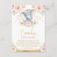Oerwoud Elephant Pink Blush Floral Books voor Baby
