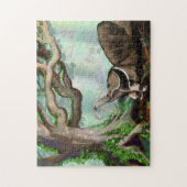 Oerwoud en reuzenanteater legpuzzel (Verticaal)