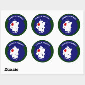 Oerwoud Expert pocket patch Ronde Sticker (Vel)