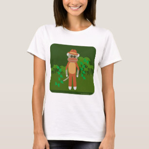 Oerwoud Explorer Tour Sock Monkey T-shirt