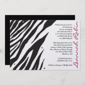 OERWOUD FEVER Bat Bar Mitzvah Uitnodiging (Voorkant / Achterkant)