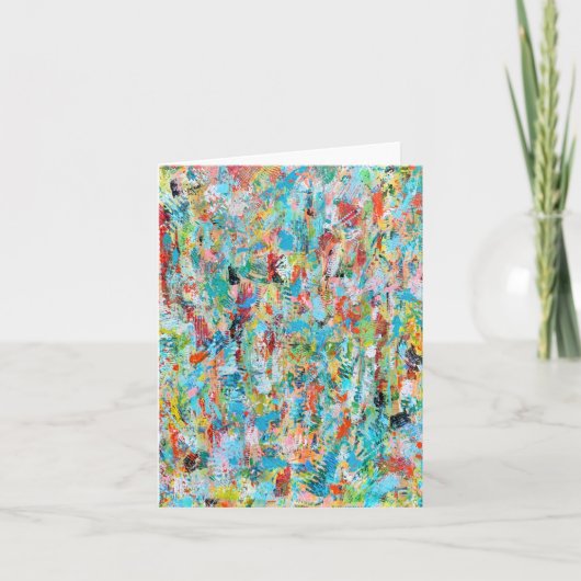 Oerwoud Fever Blank Notecard Kaart (Voorkant)