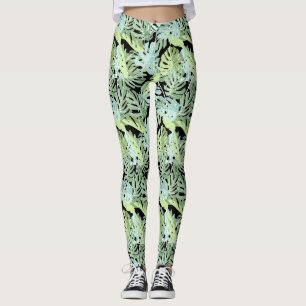 Oerwoud Floral Patroon 2 Leggings