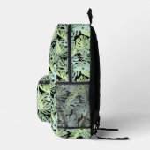 Oerwoud Floral Pattern Bedrukte Rugzak (Rechts)