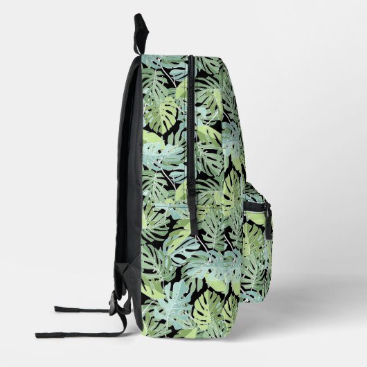 Oerwoud Floral Pattern Bedrukte Rugzak (Links)