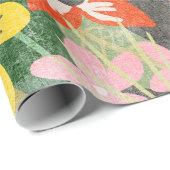 Oerwoud Flowers Wrapping Paper Cadeaupapier (Rol Hoek)