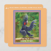 Oerwoud fluistert van bemoediging serie platte Kaa (Voorkant / Achterkant)