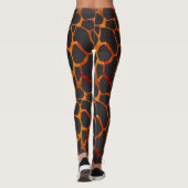 Oerwoud Giraffe afdrukken Leggings (Achterkant)
