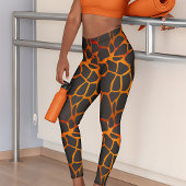 Oerwoud Giraffe afdrukken Leggings
