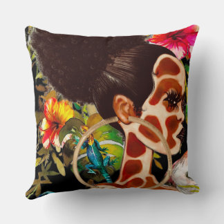 Oerwoud Girl Pillow Kussen