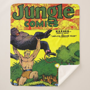 Oerwoud Gorilla's Comics Sherpa Blanke Deken