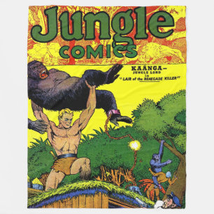 Oerwoud Gorilla's Lair Comics Fleece Deken