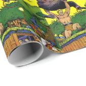 Oerwoud Gorilla's Lair Comics ontkoppeling Cadeaupapier (Rol Hoek)