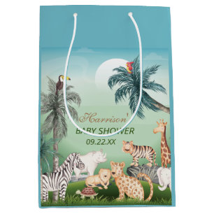 Oerwoud Greenery Baby shower Medium Cadeauzakje