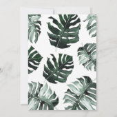 Oerwoud Groen Tropisch Aloha Ananas Verjaardag Kaart (Achterkant)