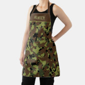 Oerwoud Groene Camo Custom Schort (Insitu)