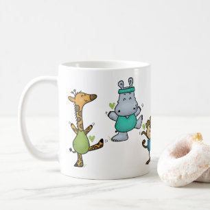 Oerwoud Gym Exercising Animals Koffiemok