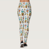 Oerwoud Gym Exercising Animals Leggings (Achterkant)