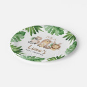 Oerwoud Het is een Baby shower Bord (Gekanteld)