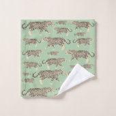 Oerwoud Jaguar Animal Pattern Bad Handdoek (Wasdoekje)