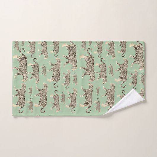Oerwoud Jaguar Animal Pattern Bad Handdoek (Handdoek)