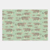 Oerwoud Jaguar Animal Pattern Inpakpapier Vel (Voorkant 3)
