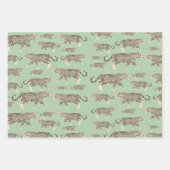 Oerwoud Jaguar Animal Pattern Inpakpapier Vel (Voorkant)