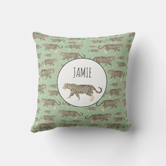 Oerwoud Jaguar Animal Pattern Kussen (Achterkant)