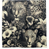  Oerwoud Jaguar Douchegordijn (Voorkant)