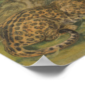 Oerwoud Jaguar en Dierenvrienden Poster (Hoek)