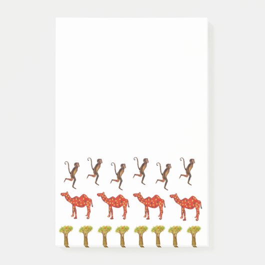 Oerwoud Jingle Drawing Post-it Notities Post-it® Notes (Voorkant)