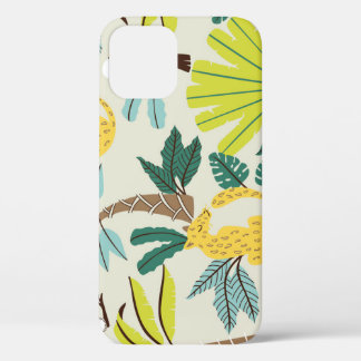 Oerwoud Joy: Cartoon Dierenplezier iPhone 12 Hoesje