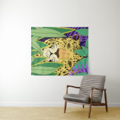 Oerwoud Kat medium Wandkleed (In Situ (horizontaal))