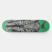 Oerwoud Kat vlinder Skateboard (Horizontaal)