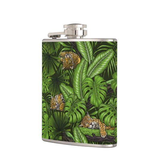 Oerwoud katten heupfles (Links)