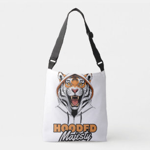 Oerwoud King   Tiger Street Art Design Crossbody Tas