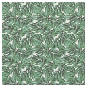 Oerwoud laat Monstera Green Stof