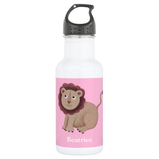 Oerwoud leeuw waterfles (Voorkant)